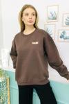 156407 O Yaka Sardonlu Sweatshirt